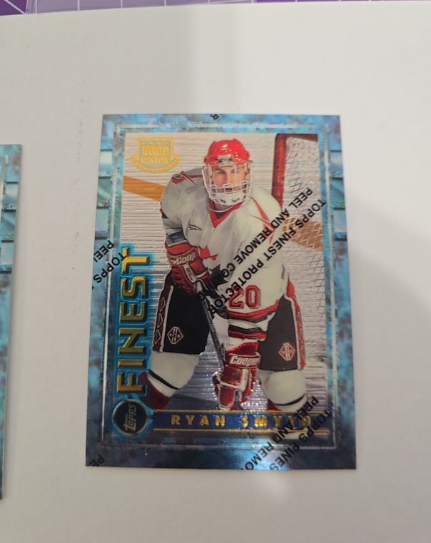 1994-95 Topps Finest #165 Ryan Smyth — front