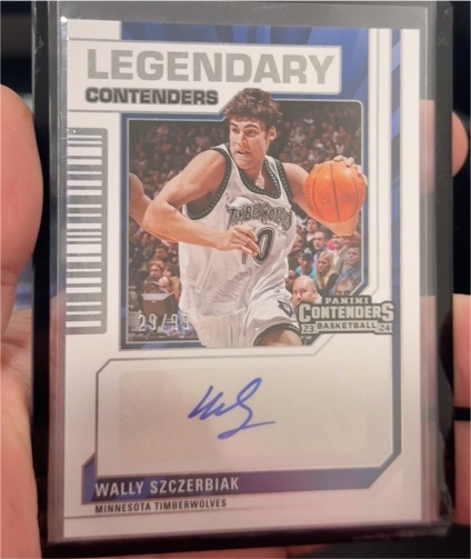 2023-24 Panini Contenders Legendary Contenders #29 Wally Szczerbiak — front