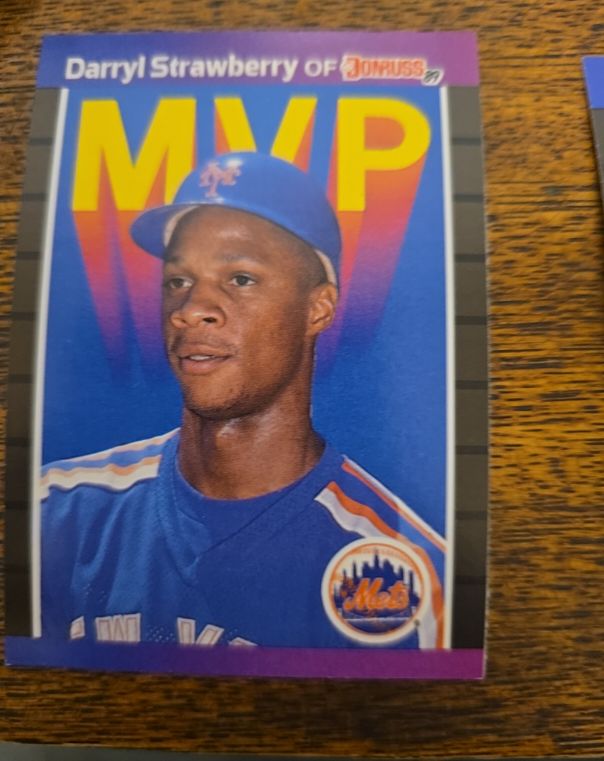 1989 Donruss #BC-6 Darryl Strawberry MVP — front