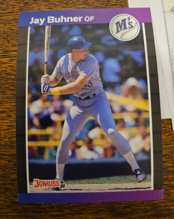 1989 Donruss #581 Jay Buhner — front