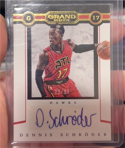 2016-17 Panini Grand Reserve #17 Dennis Schröder — front