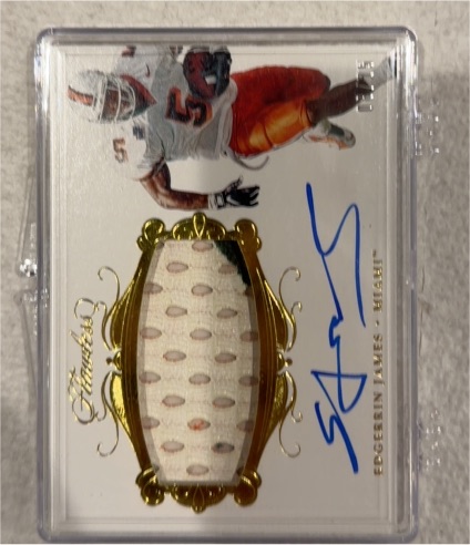 2001 Flawless #14 Edgerin James — front
