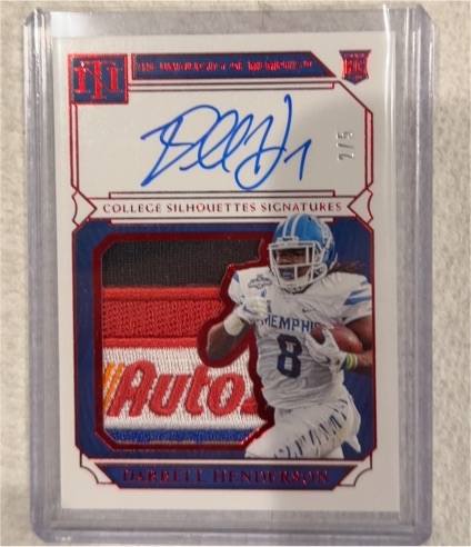 2019 Panini National Treasures #10 Darrell Henderson — front