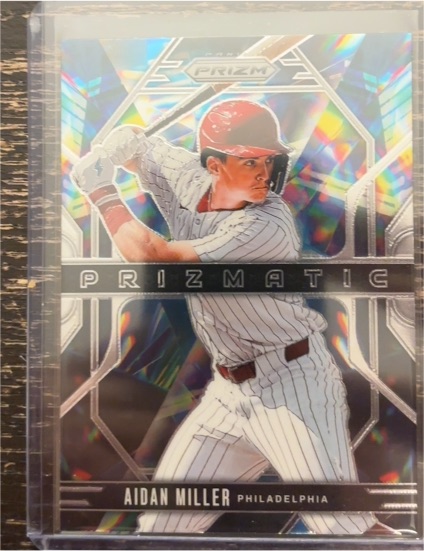 2025 Panini Prizm #9 Aidan Miller Prizmatic — front