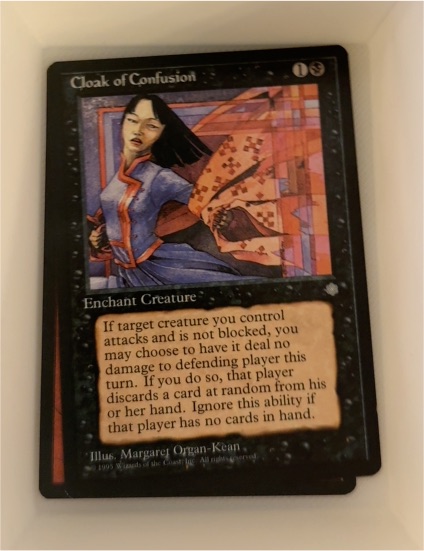 1995 Magic: The Gathering #117 Cloak of Confusion — front