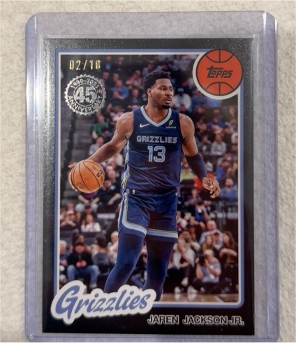2025-26 Topps Basketball 45th Anniversary #80BK-41 Jaren Jackson Jr. — front