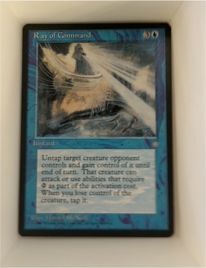 1995 Magic: The Gathering Ray of Command — front