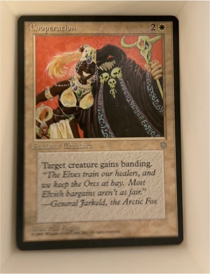 1995 Magic: The Gathering Ice Age Cooperation — front