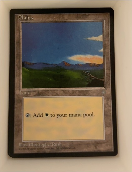1998 Magic: The Gathering Urza's Saga #331 Plains — front