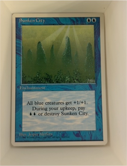 1995 Magic: The Gathering #119 Sunken City — front