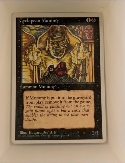 1995 Magic: The Gathering 4th Edition #128 Cyclopean Mummy — front