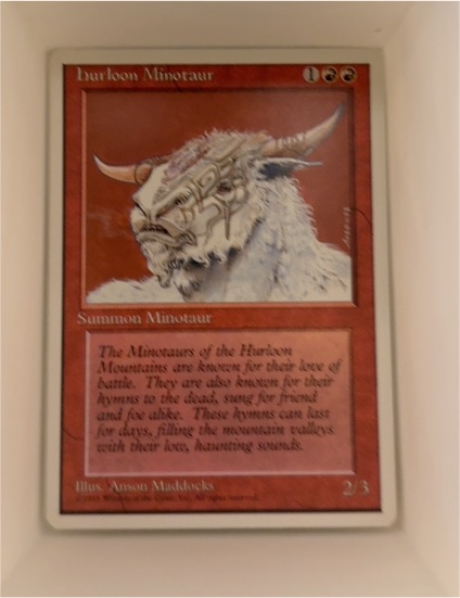 1994 Magic: The Gathering #159 Hurloon Minotaur — front