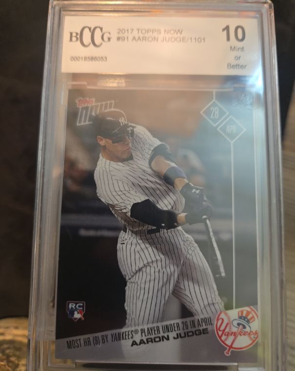 2017 Topps Now #91 Aaron Judge — front