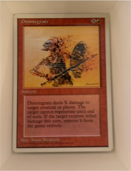 1994 Magic: The Gathering 4th Edition #185 Disintegrate — front