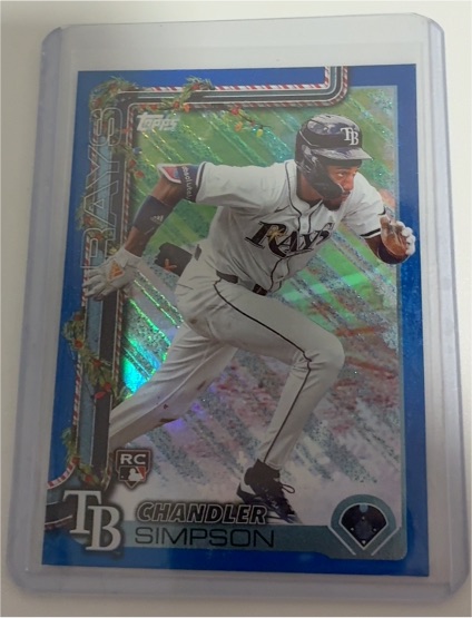 2025 Topps Holiday #H38 Chandler Simpson — front