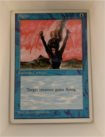1994 Magic: The Gathering 4th Edition #72 Flight — front