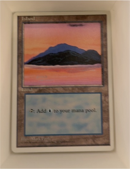 1993 Magic: The Gathering Unlimited #291 Island — front