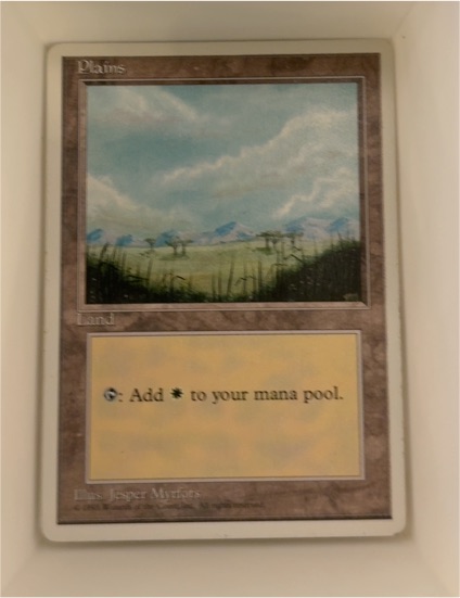 1995 Magic: The Gathering #188 Plains — front