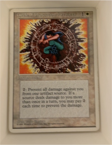 1995 Magic: The Gathering #13 Circle of Protection: Artifacts — front