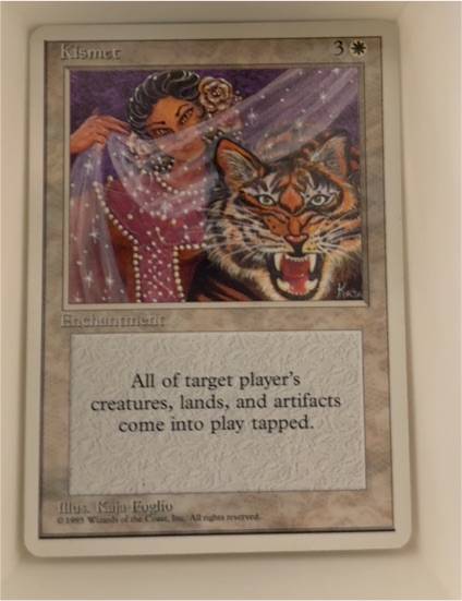 1995 Magic: The Gathering 4th Edition #33 Kismet — front