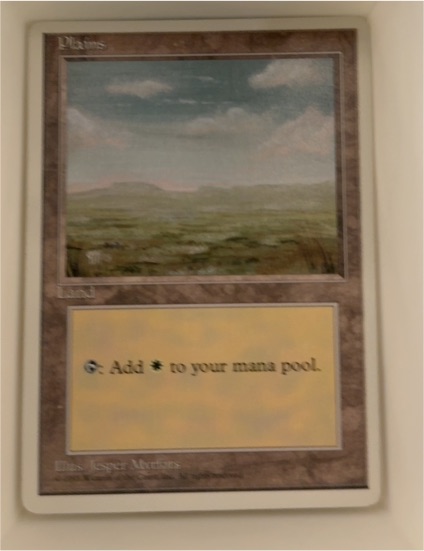 1995 Magic: The Gathering 4th Edition #186 Plains — front