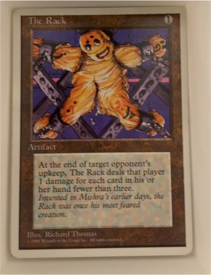The Rack (1995) Magic: The Gathering — front