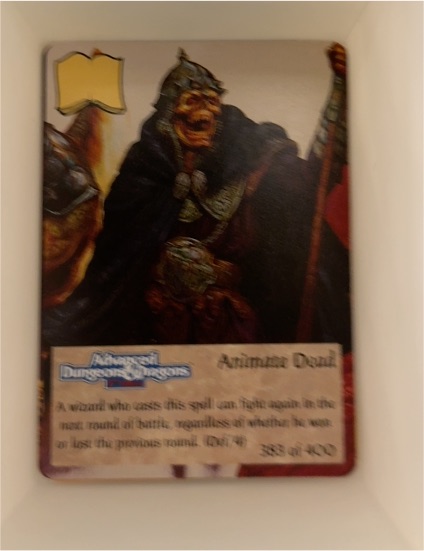1994 Spellfire #383 Animated Dead — front