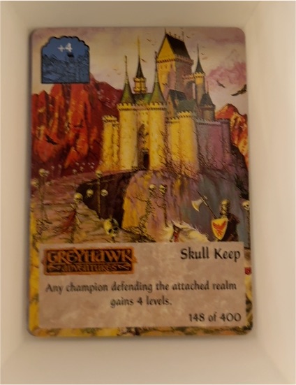 1994 Spellfire Master of Magic #148 Skull Keep — front