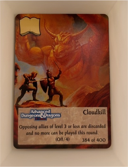 1994 TSR Spellfire #384 Cloudkill — front