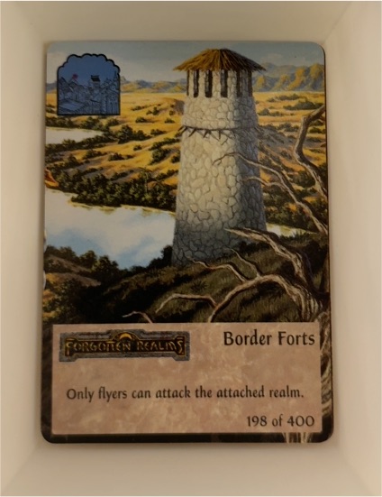 1994 Spellfire #198 Border Forts — front