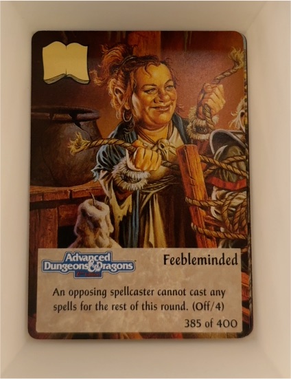 Spellfire 1994 1st Edition #385 Feebleminded — front