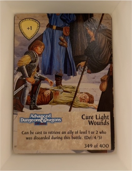 1994 Spellfire Master the Magic #349 Cure Light Wounds — front
