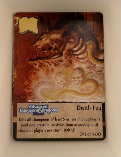 Spellfire Master of Magic #391 Death Fog — front