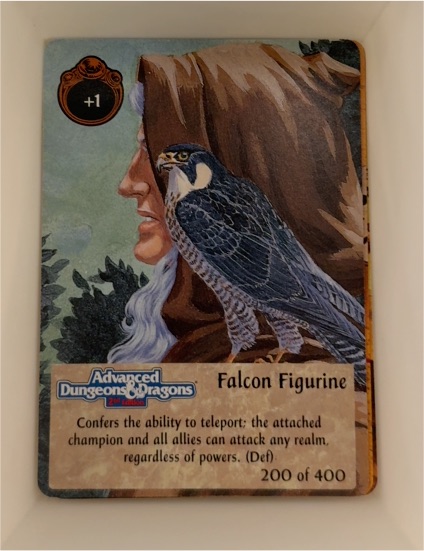 1994 Spellfire Master the Magic #200 Falcon Figurine — front