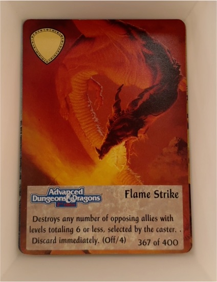 1994 Spellfire #367 Flame Strike — front