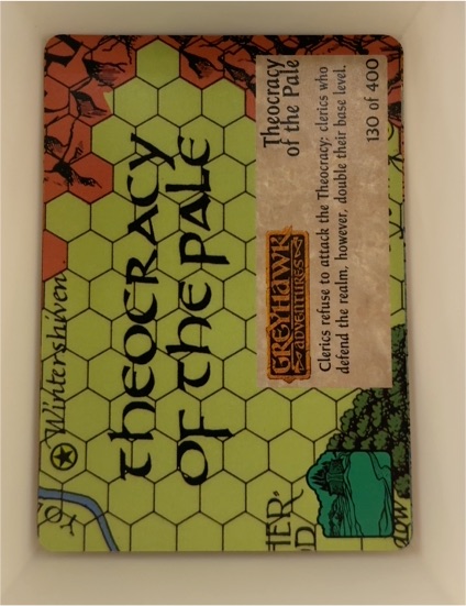 Theocracy of the Pale 130/440 - 3rd Edition Spellfire CCG TSR, Inc. 1995 — front