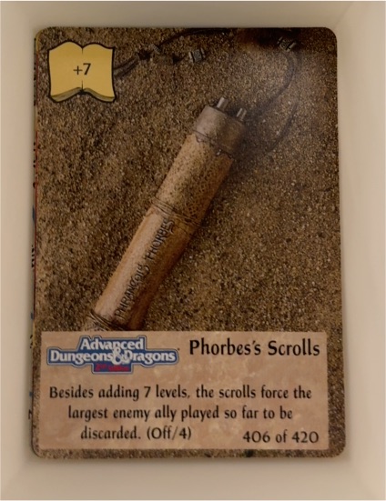 1994 Spellfire #406 Phorbes's Scrolls — front