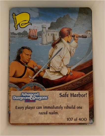 Spellfire 1994 1st Edition #107 Safe Harbor! — front