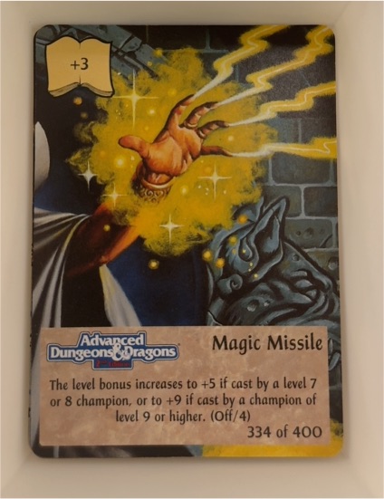 1994 Spellfire Master the Magic #334 Magic Missile — front