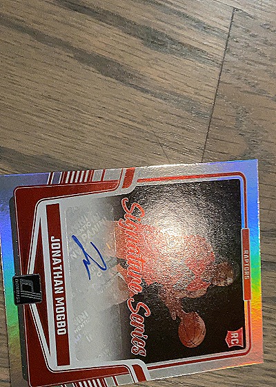 2024-25 Panini Donruss Signature Series Jonathan Mgbako Rookie Card — front