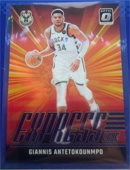 2024-25 Donruss Optic #22 Giannis Antetokounmpo Express Lane — front