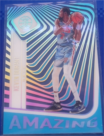 2020-21 Panini Illusions #5 Kevin Durant Amazing Orange — front