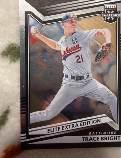 2022 Panini Elite Extra Edition #137 Trace Bright — front