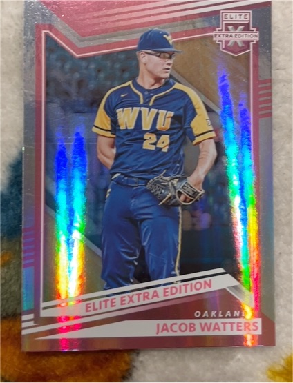 2022 Panini Elite Extra Edition #124 Jacob Watters — front