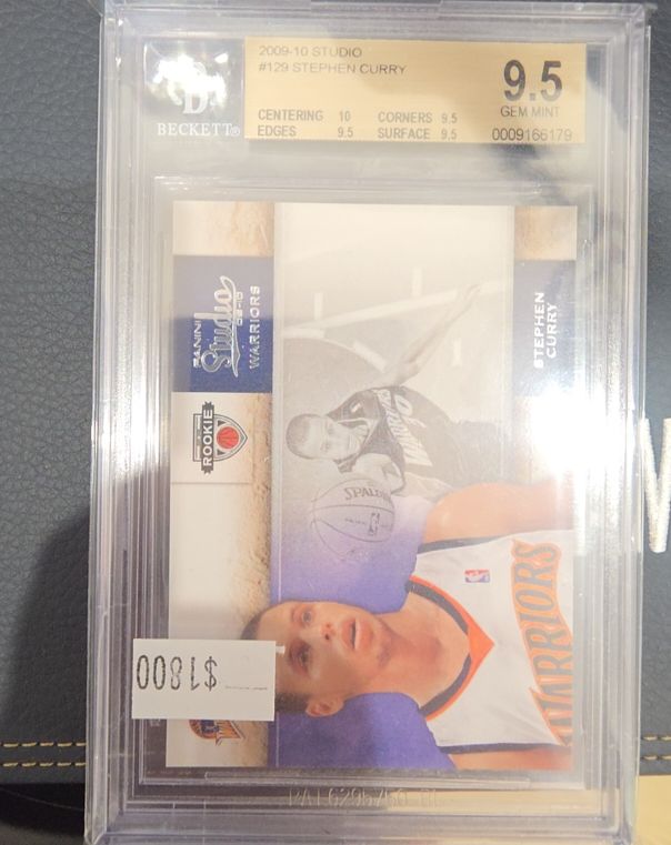 2009-10 Panini Studio #129 Stephen Curry — front