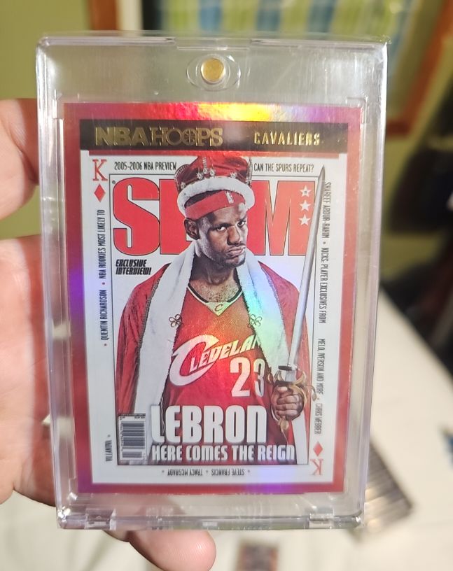 2021-22 Panini NBA Hoops Slam #93 LeBron James — front