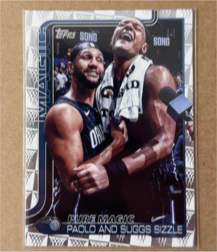 2025-26 Topps #271 Pure Magic Paolo and Suggs Sizzle — front