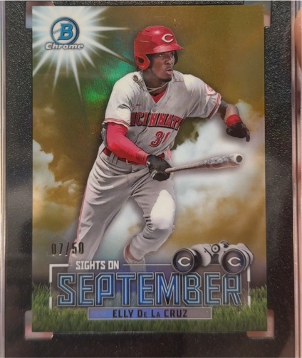 2023 Bowman Chrome #SOS-7 Elly De La Cruz — front