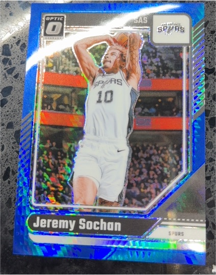 2024-25 Donruss Optic #196 Jeremy Sochan — front