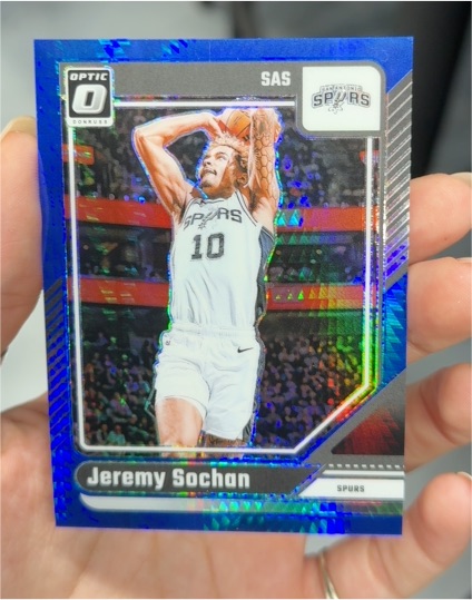 2024-25 Panini Donruss Optic #196 Jeremy Sochan — front